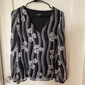 Express Floral Blouse size SP